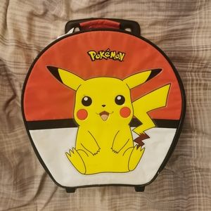 Pikachu Pokéball luggage (round) - Vintage - Pokémon - Nintendo - Wheels/Handle